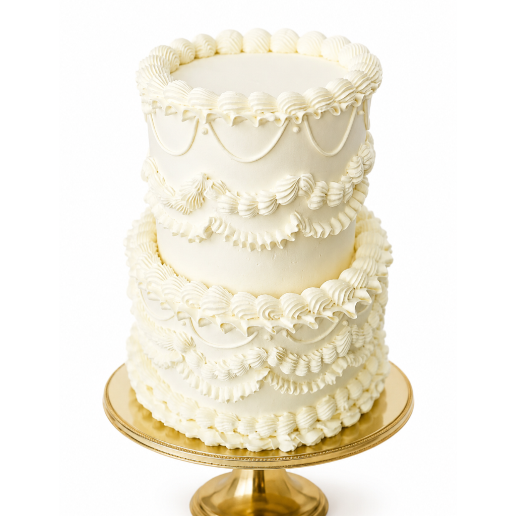 2-Tier Lambeth Buttercream Cake
