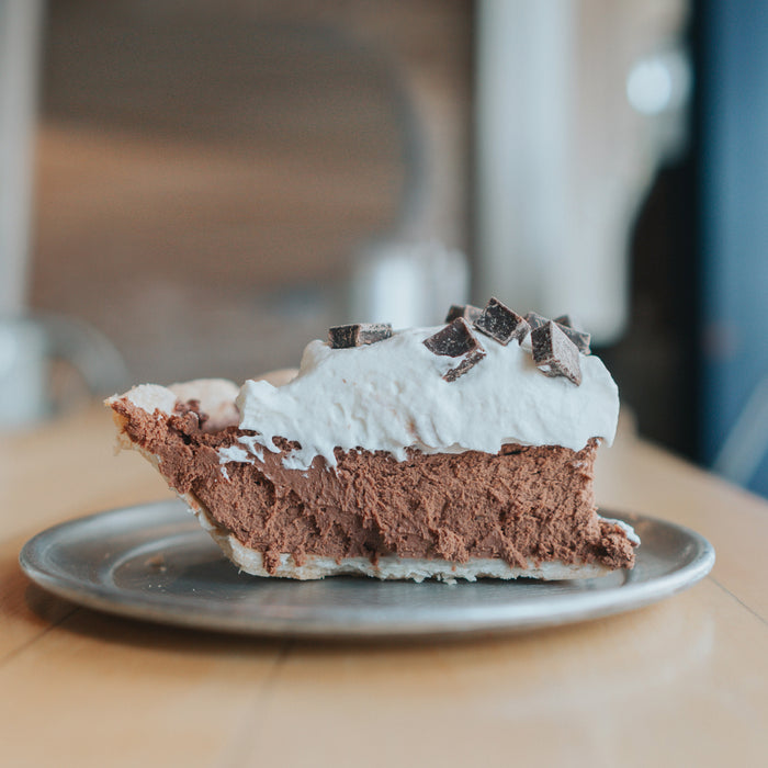 Chocolate Pot de Crème Pie