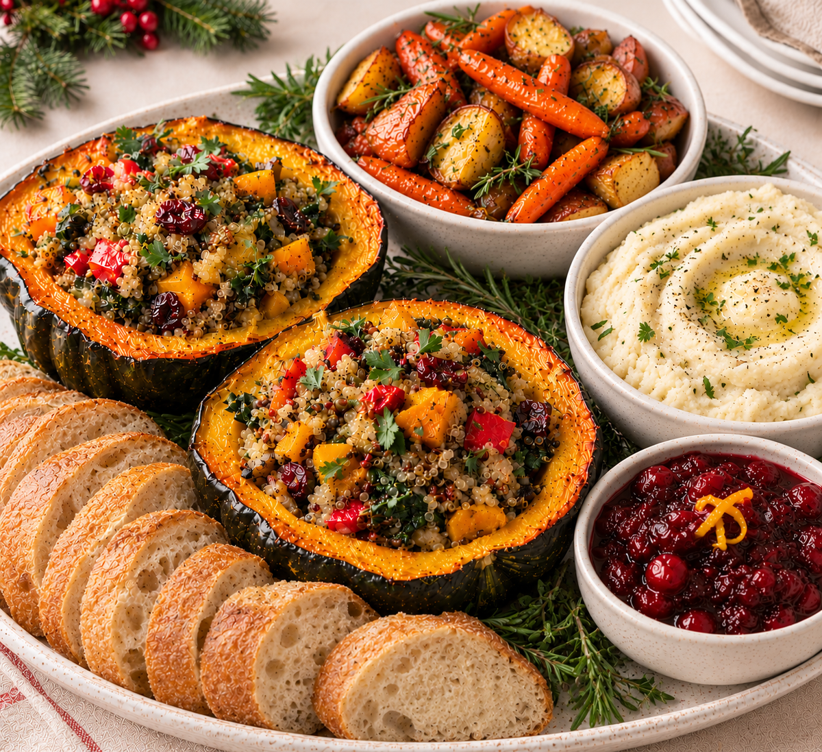 Holiday Vegetarian Dinner
