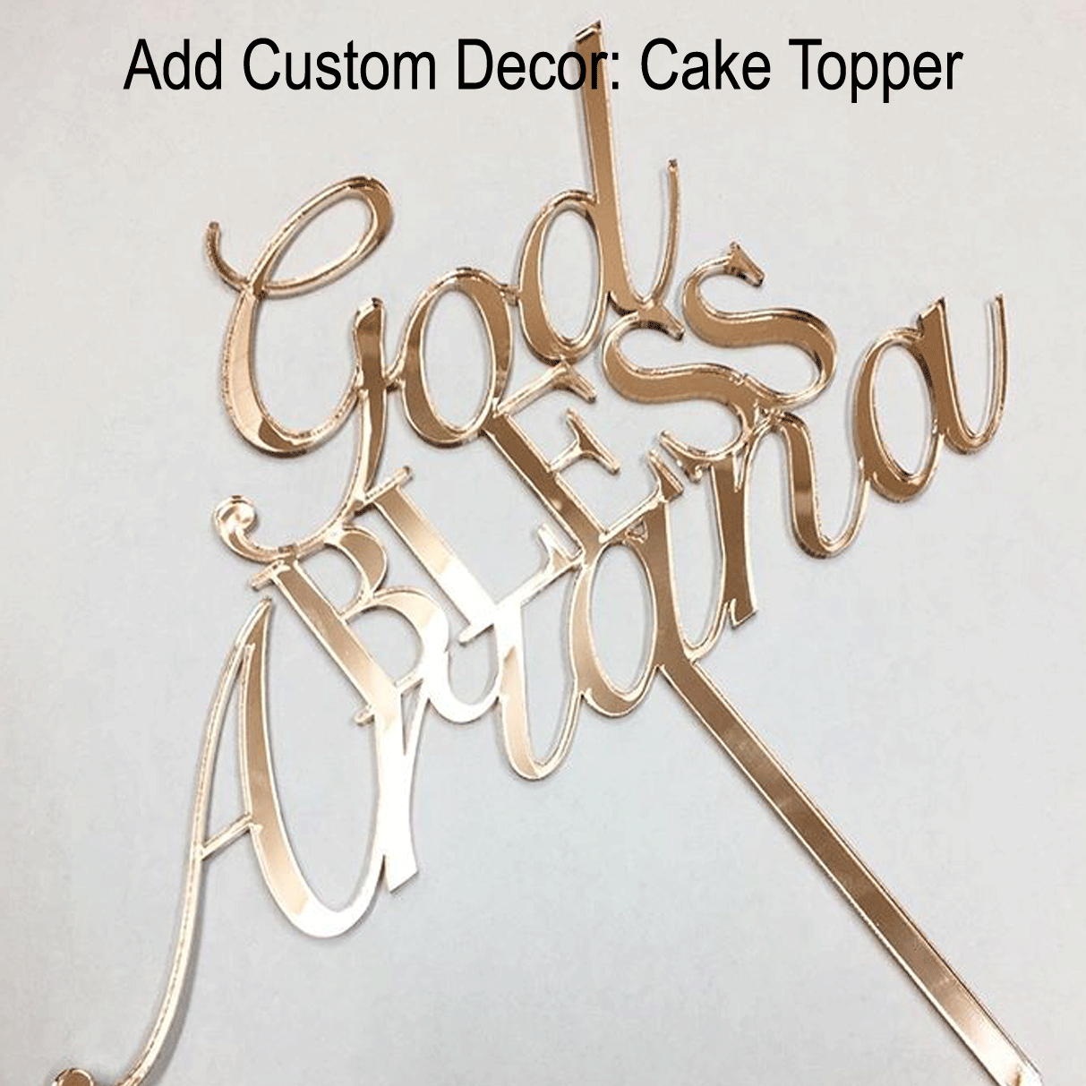 Single Tier Smooth Buttercream Cake