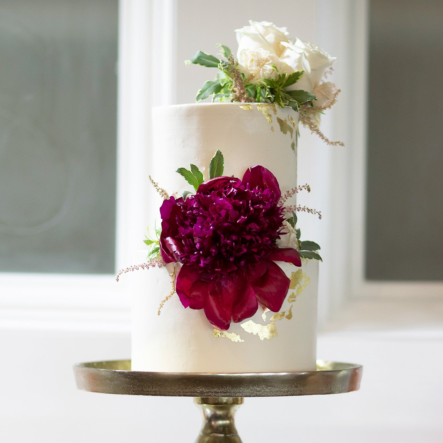 2-Tier Smooth Buttercream Cake