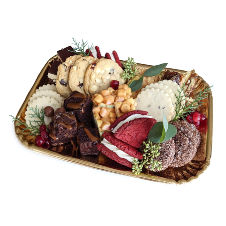 Holiday cookies squares platter tray Whippt Kitchen Calgary Bakery