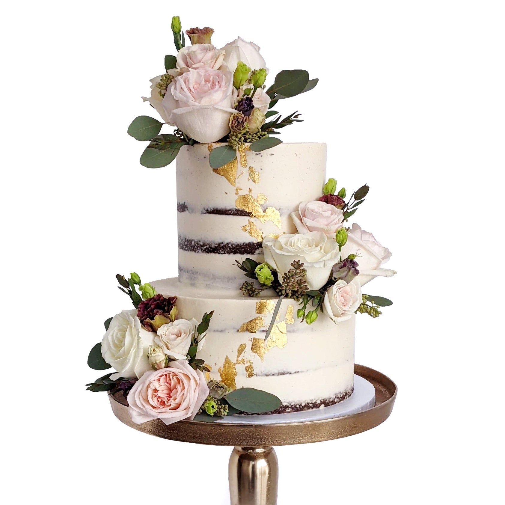 2-Tier Semi Naked Cake